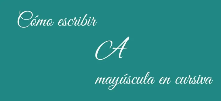 Cómo Escribir la Letra A Mayúscula en Cursiva: Guía Paso a Paso para Principiantes
