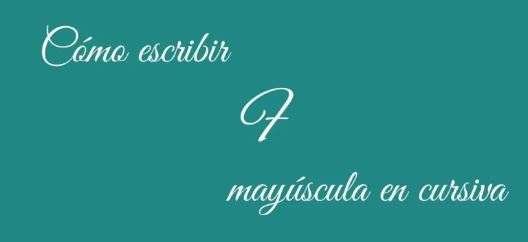 Cómo Escribir la F Mayúscula en Cursiva: Una Guía Paso a Paso para Principiantes