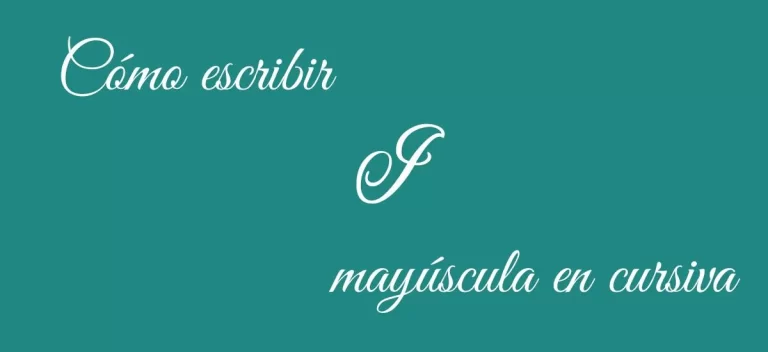 Cómo Escribir la Letra I Mayúscula en Cursiva: Guía Paso a Paso para Principiantes