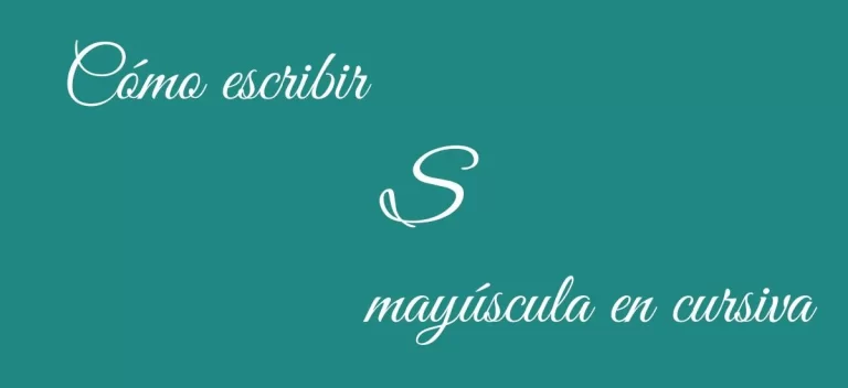 Cómo Escribir la Letra S Mayúscula en Cursiva: Guía Paso a Paso para Principiantes