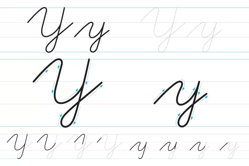 Cómo Escribir la Letra Y Mayúscula en Cursivas